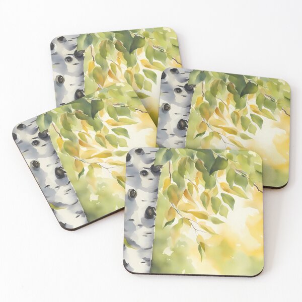Item preview, Birch Tree Leaves in Sunlight designed and sold by CalmnessbyChoice.