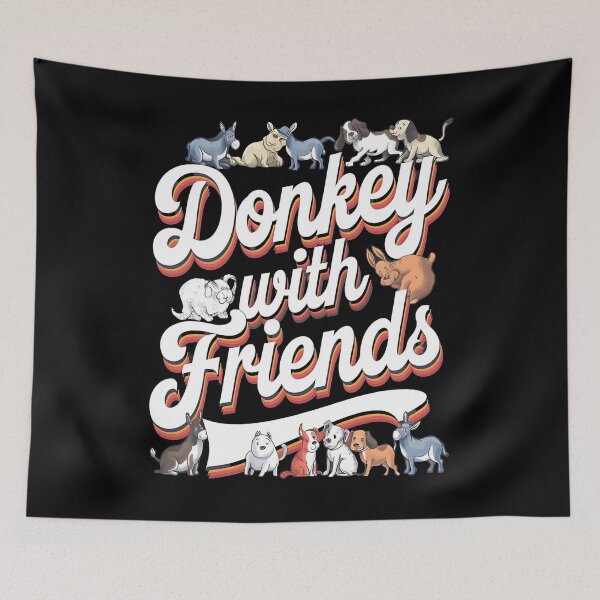 Item preview, Donkey with friends - Donkey whisperer - Donkeys are awesome - Donkey charms - Donkey nature designed and sold by JansenGS.