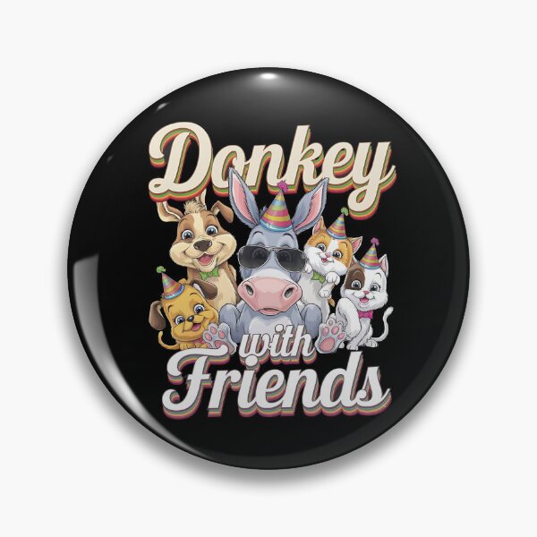 Item preview, Donkey with friends - Donkey whisperer - Donkeys are awesome - Donkey charms - Donkey nature designed and sold by JansenGS.