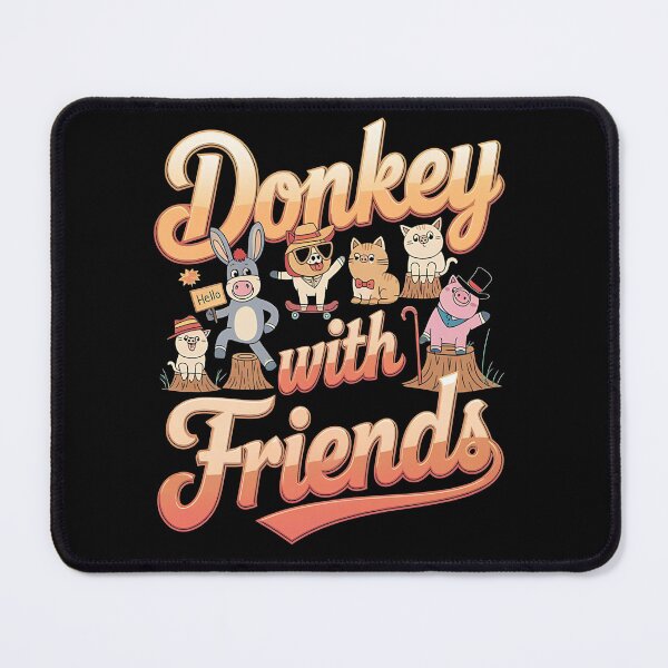 Item preview, Donkey with friends - Donkey whisperer - Donkeys are awesome - Donkey charms - Donkey nature designed and sold by JansenGS.