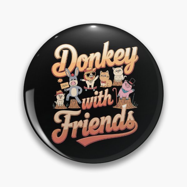 Item preview, Donkey with friends - Donkey whisperer - Donkeys are awesome - Donkey charms - Donkey nature designed and sold by JansenGS.