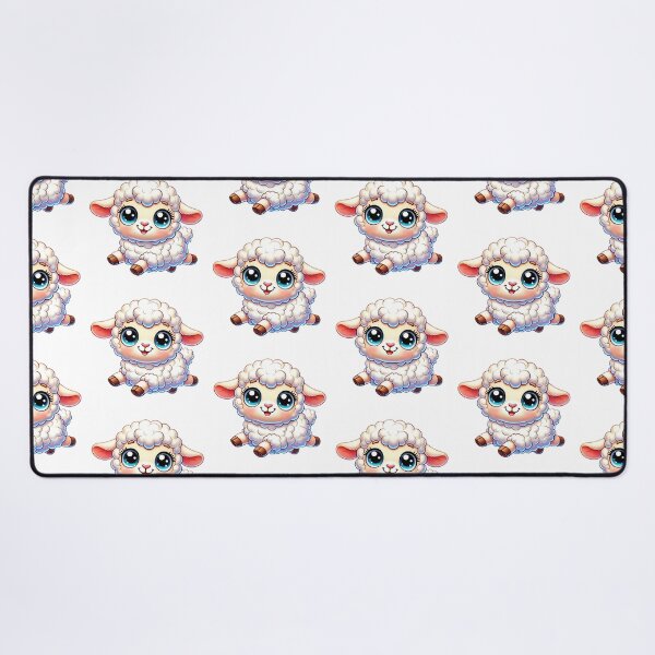 Item preview, Adorable Fluffy Lamb Cartoon Illustration designed and sold by Chokhdi289shop.