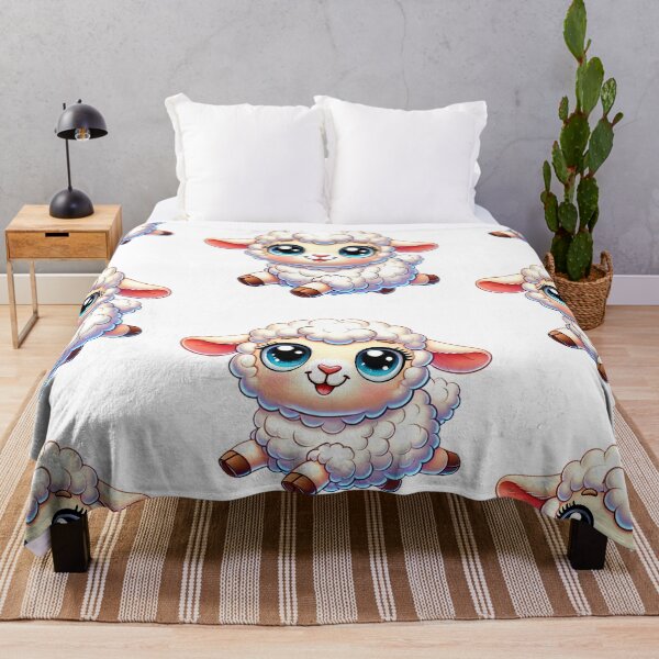 Item preview, Adorable Fluffy Lamb Cartoon Illustration designed and sold by Chokhdi289shop.