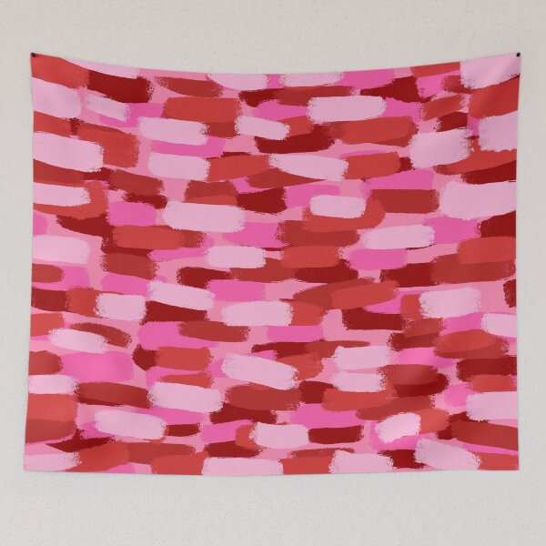 Item preview, Abstract, Red and Pink, Paint Brush Effect designed and sold by OneThreeSix.