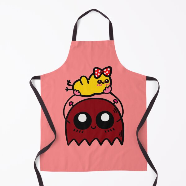 Item preview, Space chick with a red ribbon being lifted by an alien designed and sold by Demeka-chan.