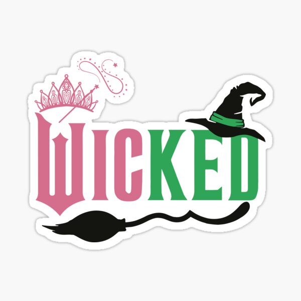 Aperçu de l'œuvre Film Wicked 2024 rose et vert créée et vendue par aoroonn.