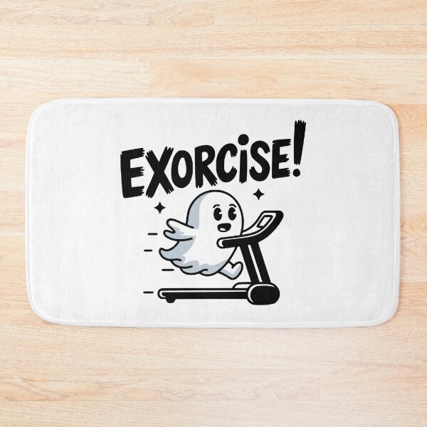 Item preview, Exorcise! Funny Ghost Gym Cardio Pun designed and sold by PMCreative.