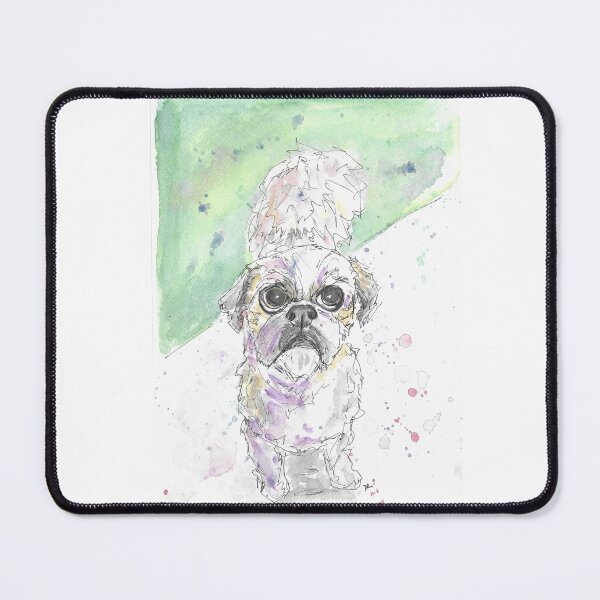 Item preview, Shihtzu watercolour portrait. designed and sold by DebTheZeb.
