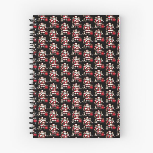 Item preview, American Santa Claus Holding Leopard Present Xmas designed and sold by Artistoos.