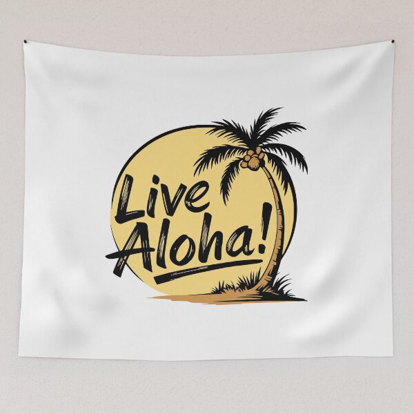 Item preview, Live Aloha! Hawaiian Palm Tree designed and sold by PMCreative.