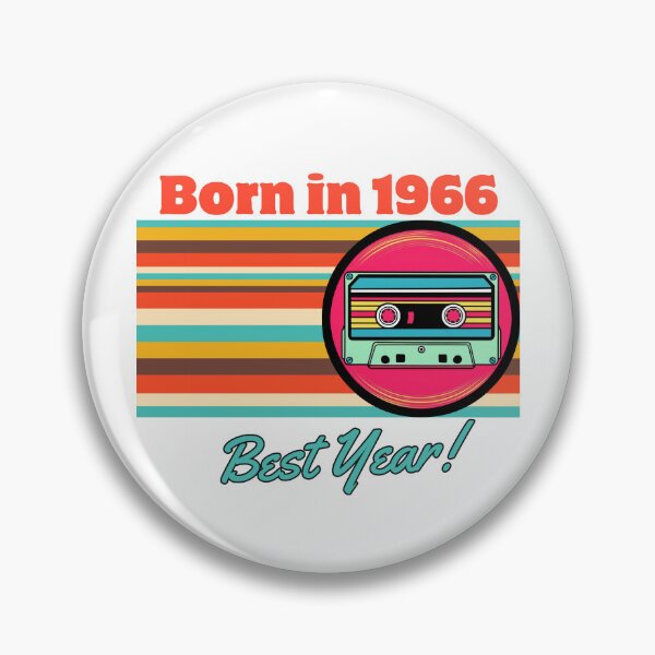 Item preview, Born in 1966 in red designed and sold by ColorfulVertigo.