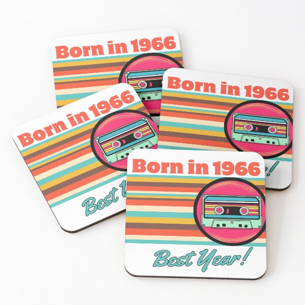 Item preview, Born in 1966 in red designed and sold by ColorfulVertigo.