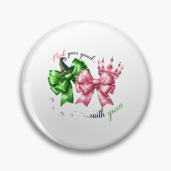 Item preview, Wicked Movie Pink Goes Good With Green Glitter designed and sold by aoroonn.