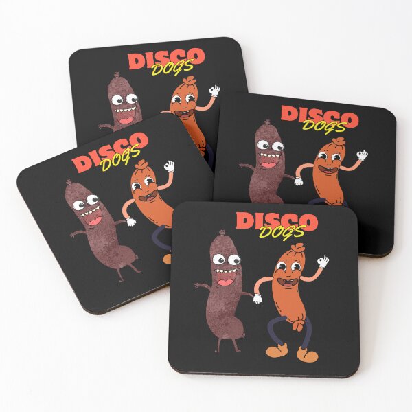 Item preview, Disco Dogs - Funny T-Shirt With Funny Sausages For Everyone designed and sold by Creomix.