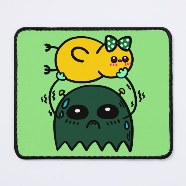 Item preview, Space chick with a green ribbon being lifted by an alien designed and sold by Demeka-chan.