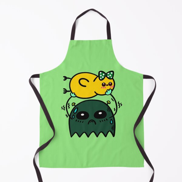 Item preview, Space chick with a green ribbon being lifted by an alien designed and sold by Demeka-chan.