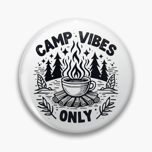 Item preview, Camp Vibes Only – Minimalist Cubic Art for Outdoor Lovers designed and sold by OzzFrequency.