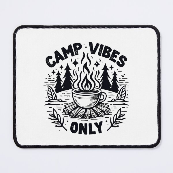 Item preview, Camp Vibes Only – Minimalist Cubic Art for Outdoor Lovers designed and sold by OzzFrequency.