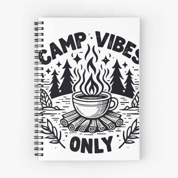 Item preview, Camp Vibes Only – Minimalist Cubic Art for Outdoor Lovers designed and sold by OzzFrequency.