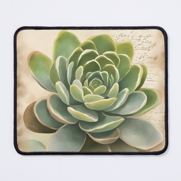 Item preview, Rustic Echeveria Abalone Illustration designed and sold by TisaMayfly.