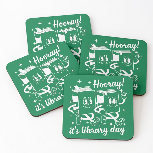 Item preview, Hooray It's Library Day designed and sold by Everythingafter.