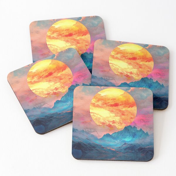 Item preview, Sunset Mountains View  designed and sold by NicolasGlowArt.