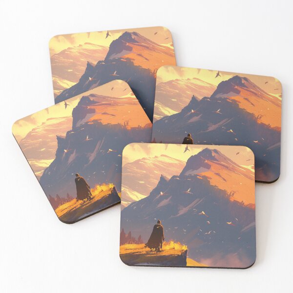 Item preview, Someone In Mountains  designed and sold by NicolasGlowArt.