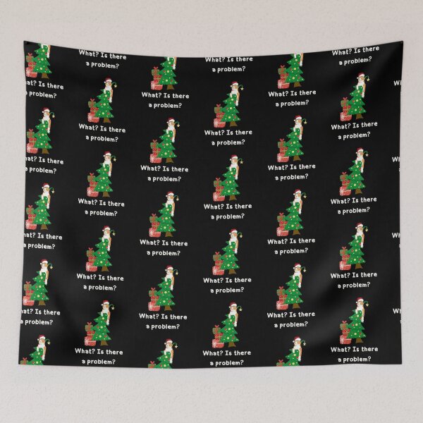 Item preview, Funny Orange Cat on Christmas Tree - Sarcastic Ginger Cat designed and sold by Cat Stories.