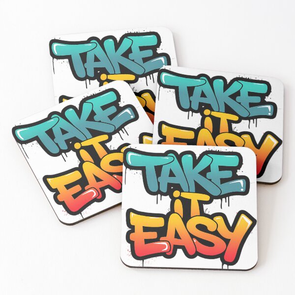 Item preview, Take It Easy Graffiti Style Art designed and sold by ZetaDream.