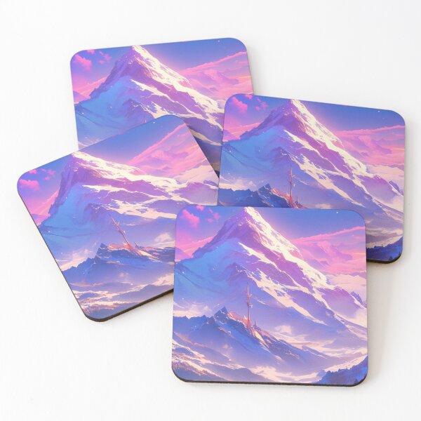 Item preview, Anime Mountains designed and sold by NicolasGlowArt.