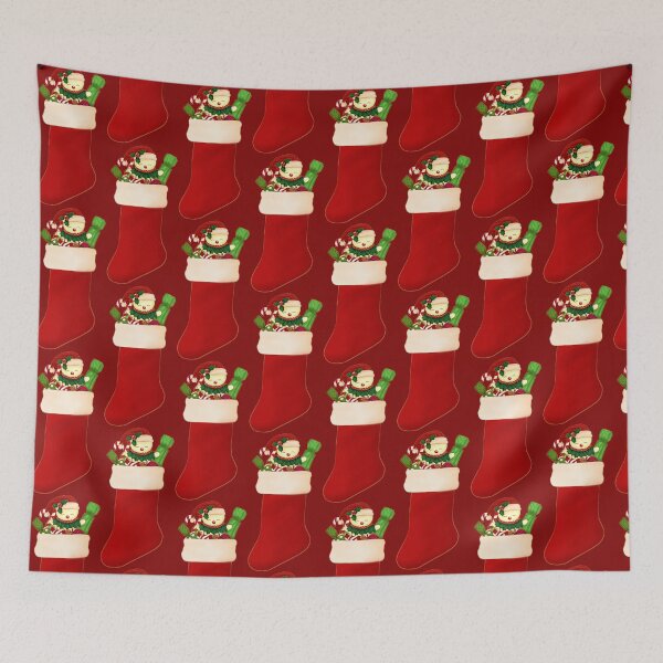 Item preview, Christmas sock (red) designed and sold by SkyLune.