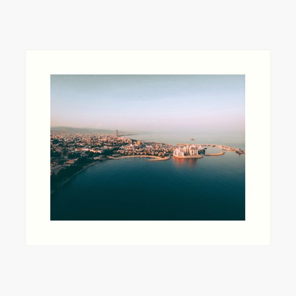 Limassol Marina Panorama Art Print