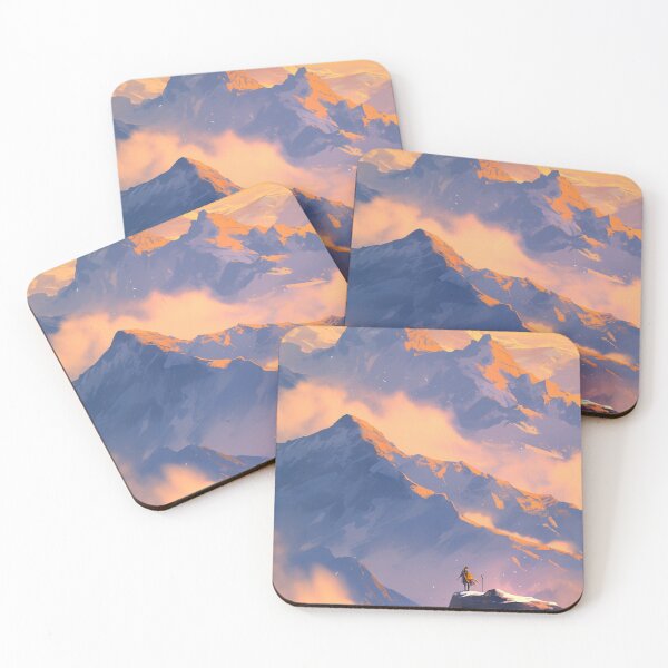 Item preview, Traveler in Mountains designed and sold by NicolasGlowArt.