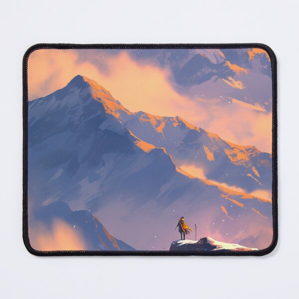 Item preview, Traveler in Mountains designed and sold by NicolasGlowArt.