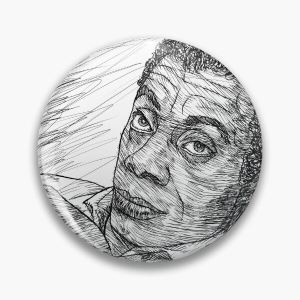 Item preview, JAMES BALDWIN ink portrait .1 designed and sold by lautir.