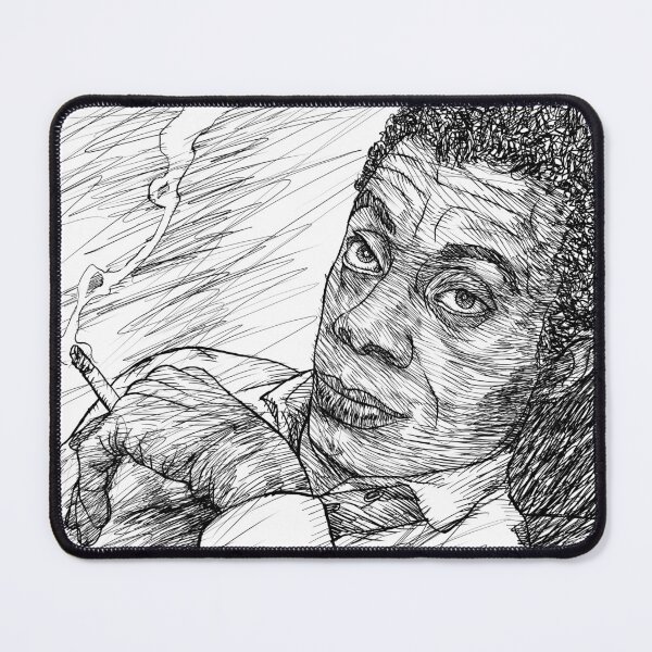 Item preview, JAMES BALDWIN ink portrait .1 designed and sold by lautir.