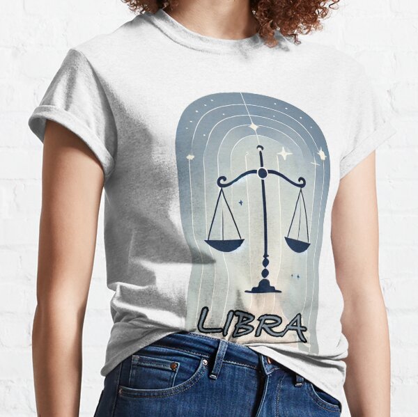 Item preview, Libra Zodiac Sign Minimalist Illustration: Balanced Scales in Elegant Design designed and sold by UrbanCanvvas.