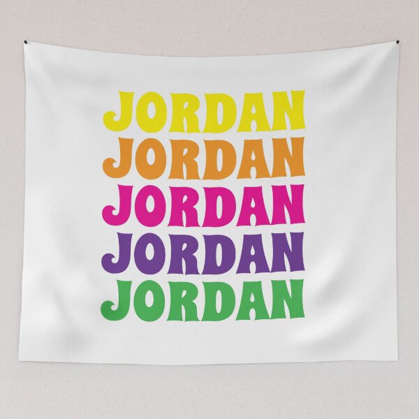 Item preview, Jordan Name Girl Colorful designed and sold by Monika Howarth.