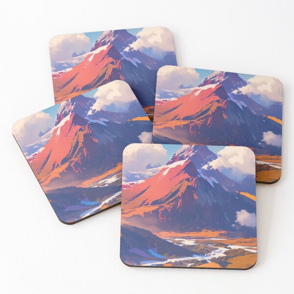 Item preview, Mountains Nature Landscape designed and sold by NicolasGlowArt.