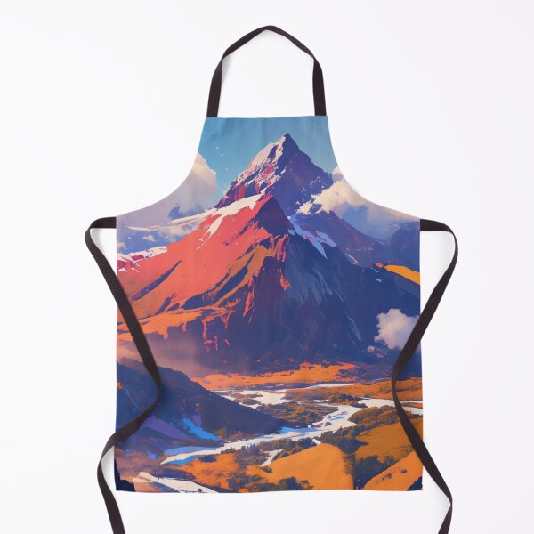 Item preview, Mountains Nature Landscape designed and sold by NicolasGlowArt.