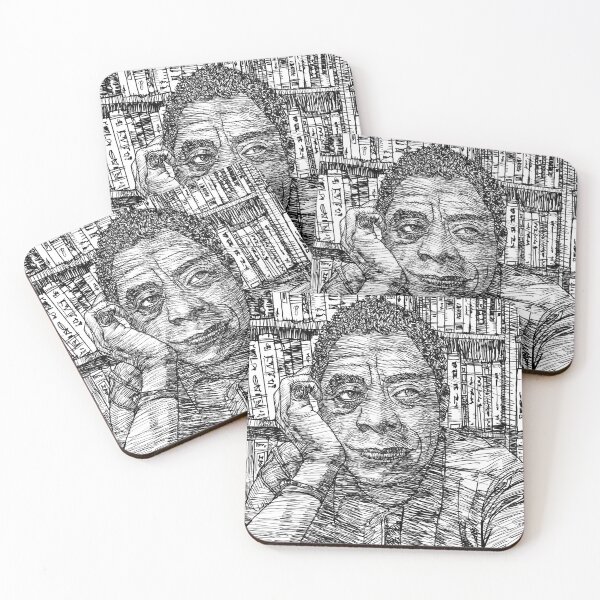 Item preview, JAMES BALDWIN ink portrait .2 designed and sold by lautir.