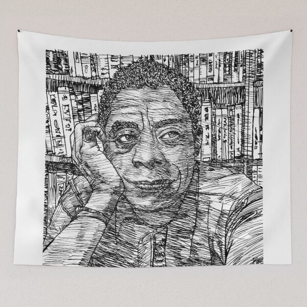 Item preview, JAMES BALDWIN ink portrait .2 designed and sold by lautir.