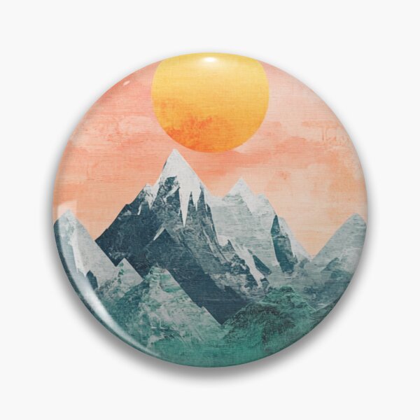 Item preview, Abstract Sunset Mountains designed and sold by NicolasGlowArt.