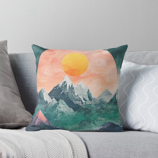 Item preview, Abstract Sunset Mountains designed and sold by NicolasGlowArt.