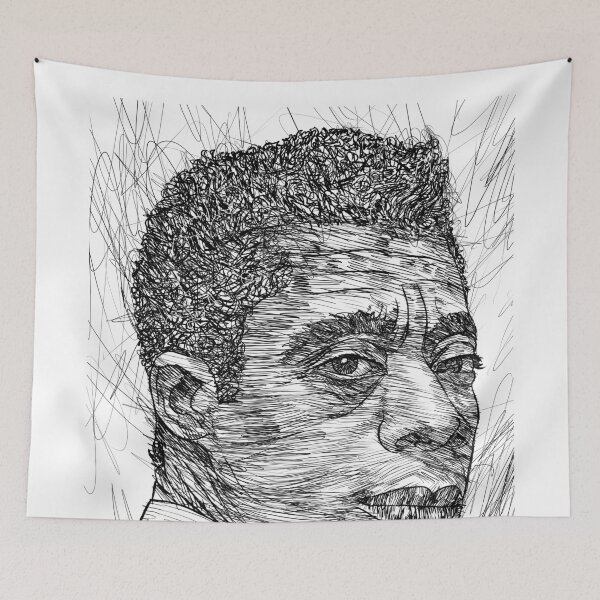 Item preview, JAMES BALDWIN ink portrait .3 designed and sold by lautir.