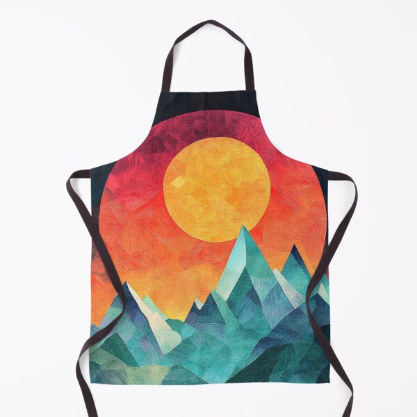 Item preview, Abstract Design of Mountains designed and sold by NicolasGlowArt.