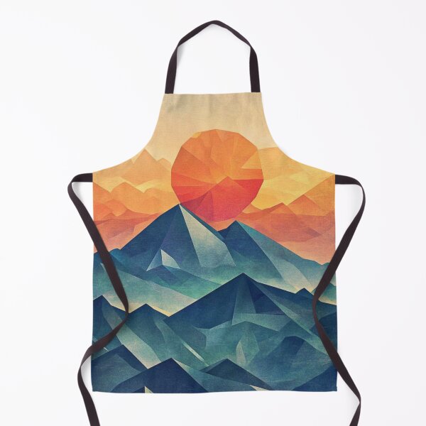 Item preview, Abstract Mountains designed and sold by NicolasGlowArt.