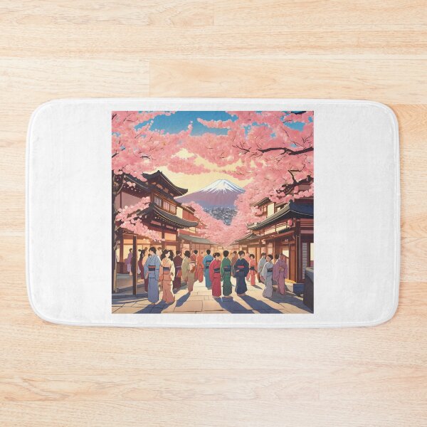 Item preview, Japanese city under the Sakura designed and sold by Gina-Rosa.