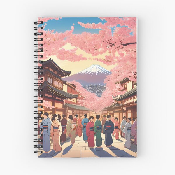 Item preview, Japanese city under the Sakura designed and sold by Gina-Rosa.