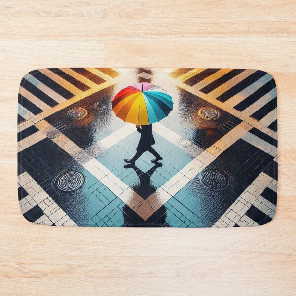 Item preview, Rainbow umbrella designed and sold by Vibranta Studio.